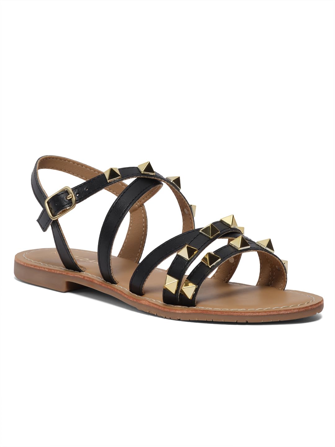 Tamaya Studded Flats Stylish, comfortable and versatile designs, combining elegance, durability and modern fashion for all occasions-image-0