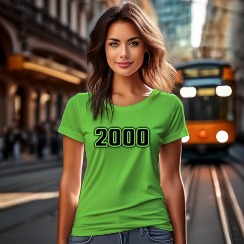 T-shirt Y2K vert liril idéal pour vos sorties citadines en été - 2