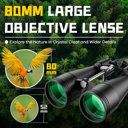 Binoculares Astronomía 15-35x80 para Adultos miniatura 4