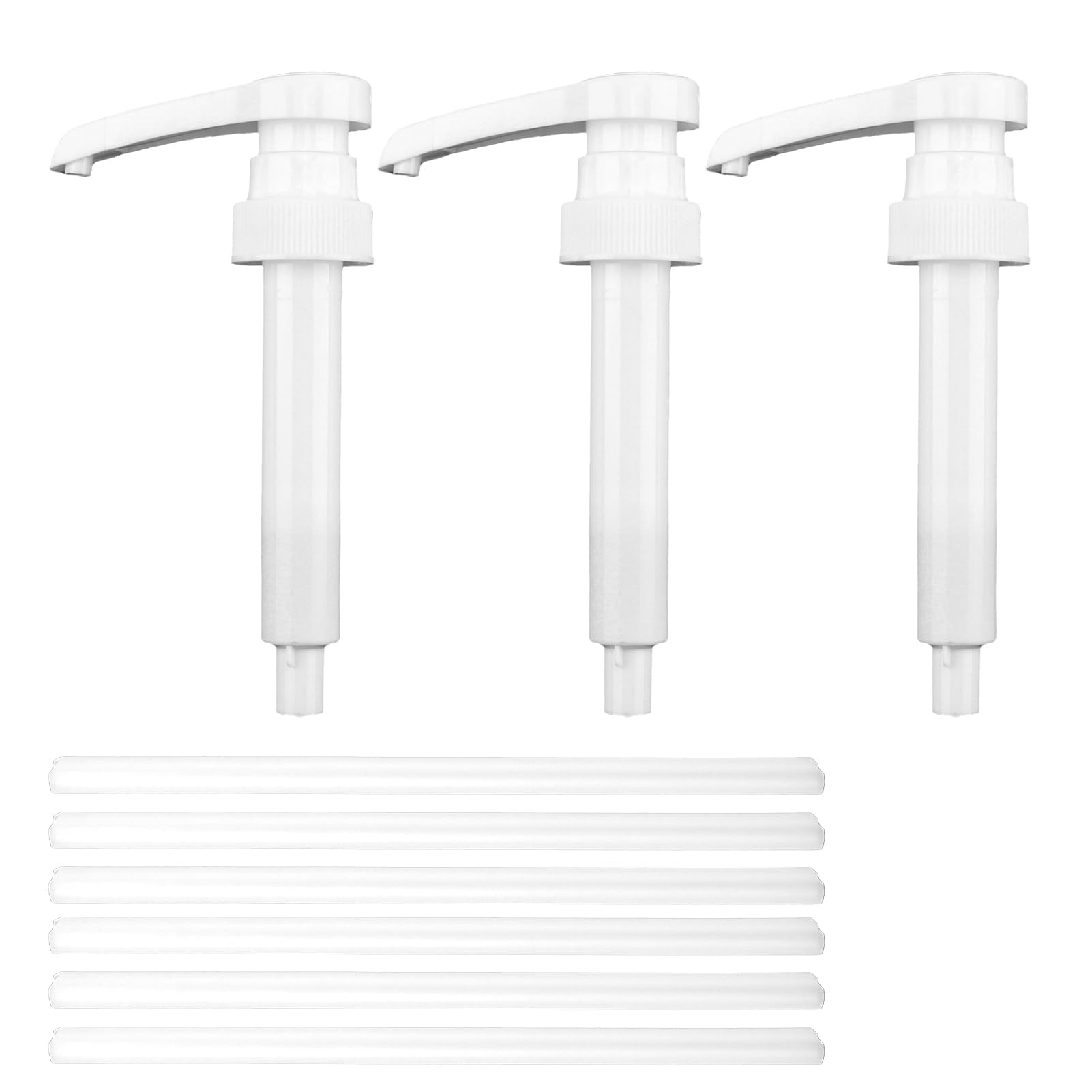 Pompe doseuse - 3 pièces - Pour boisson vitale avec Tuyaux Longs et Courts pour Bouteilles de 500 ml et 1000 ml Réutilisable - Idéale pour Boissons Énergisantes et Sirops