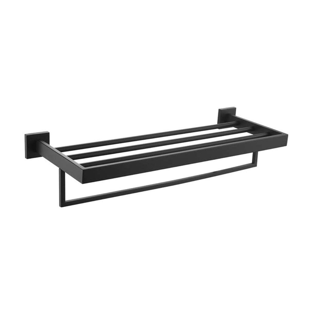 Bathroom Shelf Stainless Steel Bath Shower Shelf Basket Caddy Square Modern Style Wall Mounted Matte Black