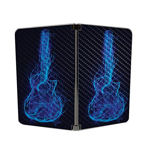 Image of MIGHTY SKINS MightySkins Carbon Fiber Skin for Microsoft Surface Duo - Electric Guitar | Protective, Durable Textured Carbon Fiber Finish | Easy to Apply | Made in The USA