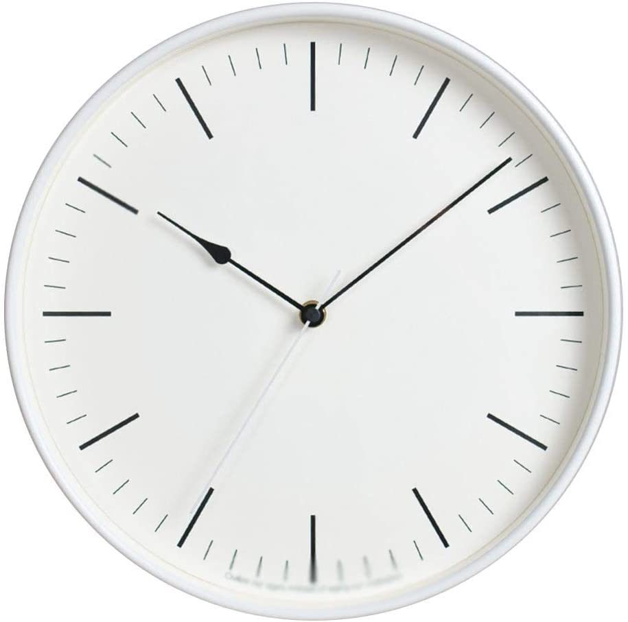 Horloge murale simple de 12 pouces pour une lecture claire de l'heure