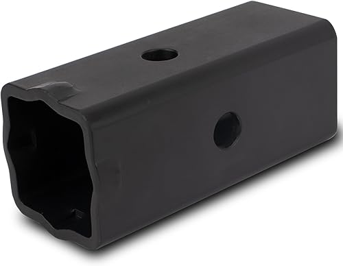 Adaptador de enganche - Manga reductora de enganche de 2-12" a 2", construcción de acero al carbono premium, longitud de 6 pulgadas