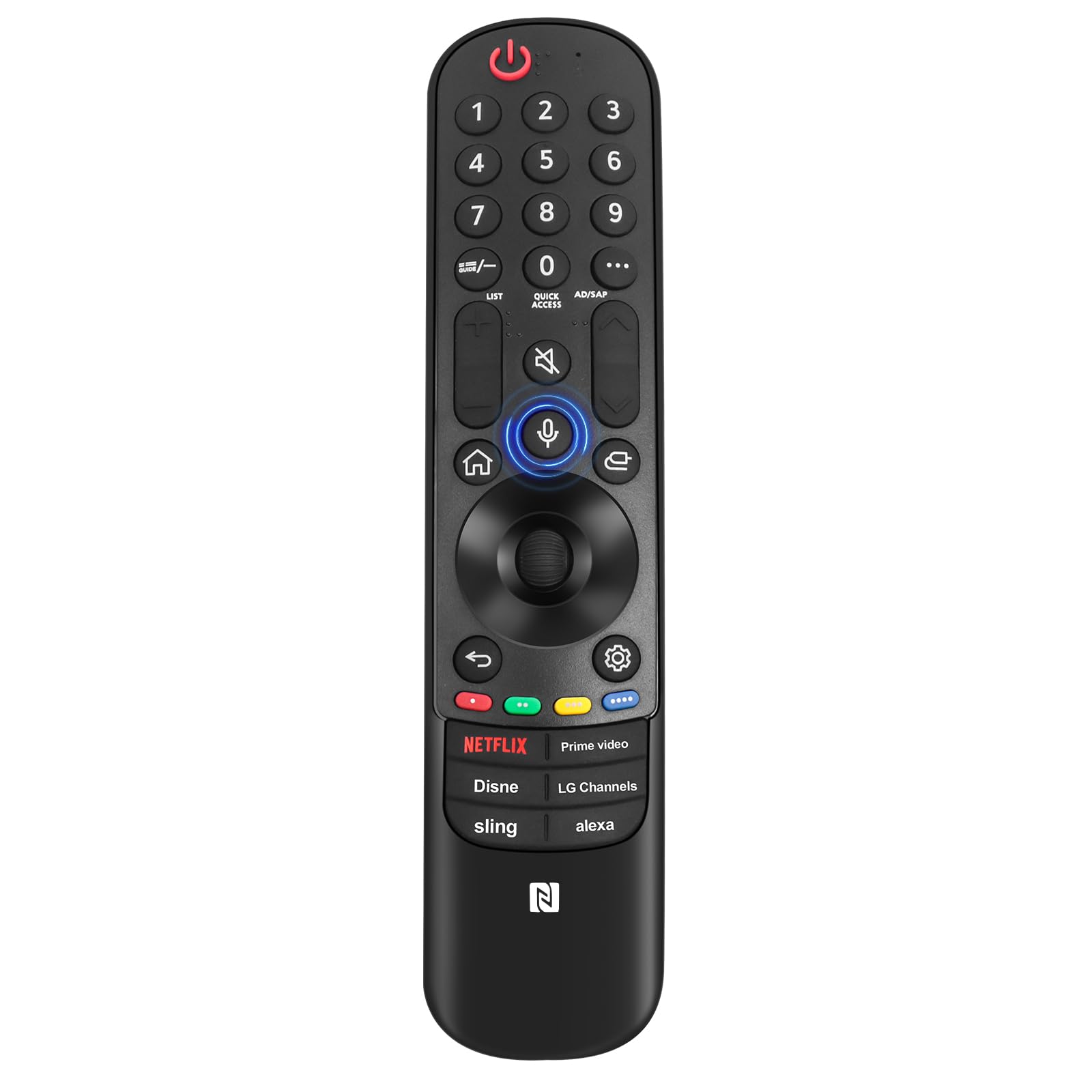 Voice Magic Remote for LG Replacement Remote Compatible with LG 2023-2018 Smart Tvs Z3 G3 C3 B3 OLED QNED UHD 4k 8k Series Mr23GA/GN Remote with Pointer Function (Mr23GA-3)