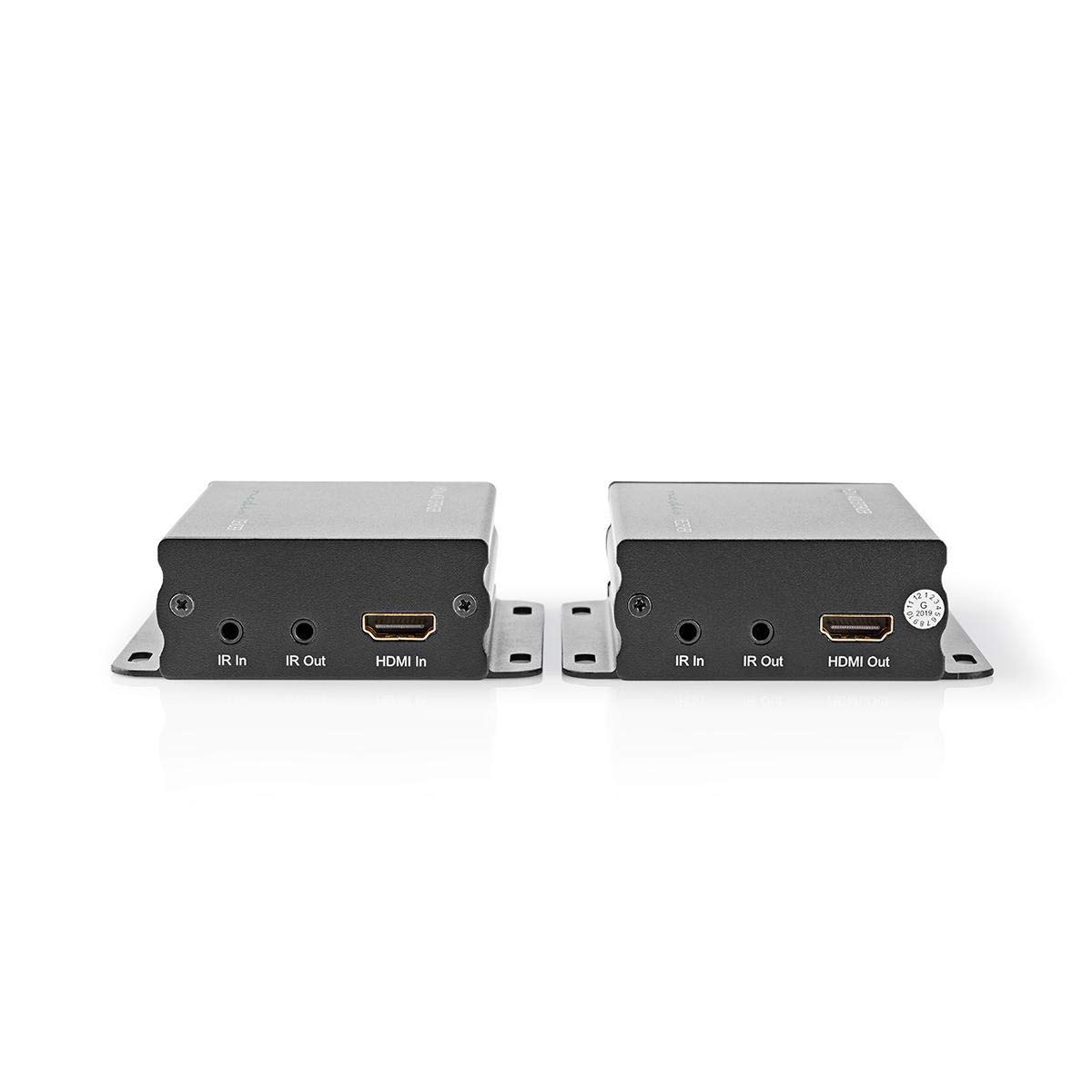 Nedis HDMI™-CAT5/6-Extender - 4K bei 30 Hz - Bis zu 50,0 m - HDMI™-Eingang - RJ45-Buchse - HDMI™-Ausgang - RJ45-Buchse - Schwarz