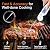 Digital Instant Read Meat Thermometer Digital for Grilling and Cooking - ANDAXIN Waterproof Ultra-Fast Thermometer with Backlight&Calibration&Foldable Probe for Kitchen,Deep Fry,BBQ,Grill-Black/White
