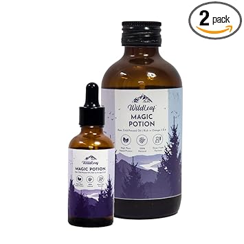 Wildleaf Magic Potion Pure Seed Oil | Benefits Hair and Skin | FSSAI and Ayush Certified | Organic Hemp Oil | Made in India | Combo Pack
