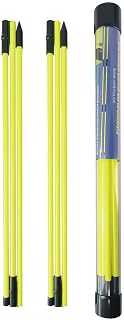 Golf Alignment Sticks 2-Pack - 48" Tri-Fold Golf Training Aid for Swing Path, Stance & Alignment Correction - Portable Practice Tool