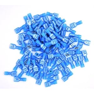 Art&Beauty Top-Modell 100 Blaue Isolierte Flachstecker