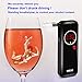 Breathalyzer, WEIO Professional Alcohol Tester, Portable and Easy for Personal Use Alcohol Breathalysers Accurate Measurement, Fast Respond Breathalyzer with Digital LCD 10 mouthpieces and 1 Store Bag