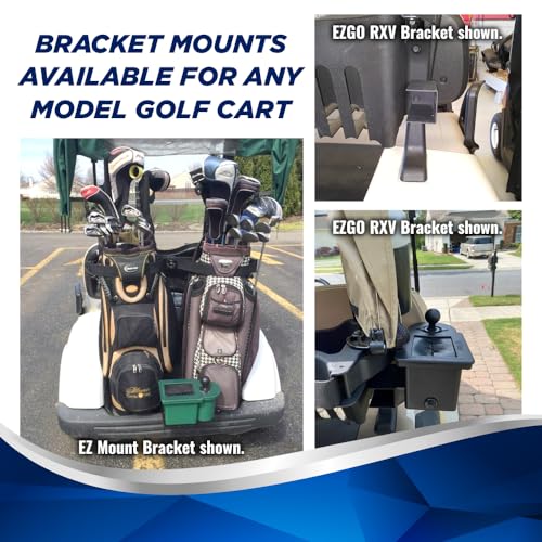 Club Clean - Ball And Club Cleaner With Universal Bracket For Golf Car,Black, a. Black - Image 3