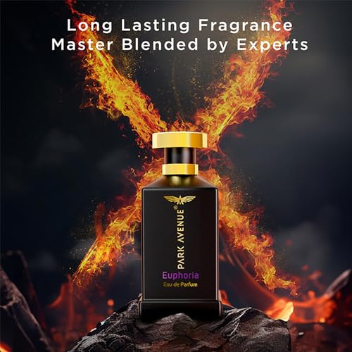 Image of Park Avenue Luxury Perfume Gift Set for Men | 2 x 100ml | Euphoria | Long Lasting EDP | Ambery Woody | Premium Fragrance