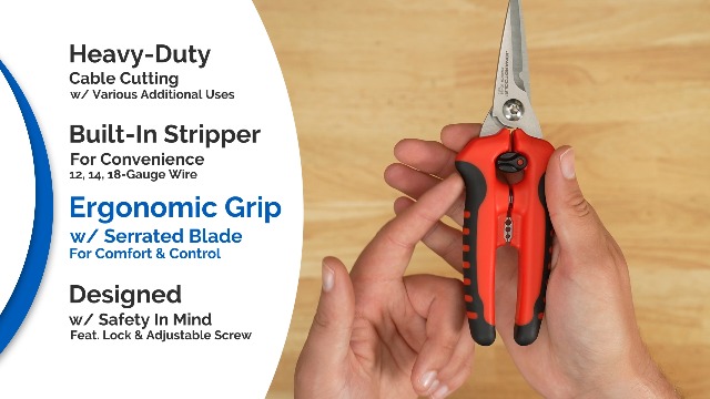 Amazon.com: Jonard Tools JIC-183 Heavy Duty Scissor with Wire