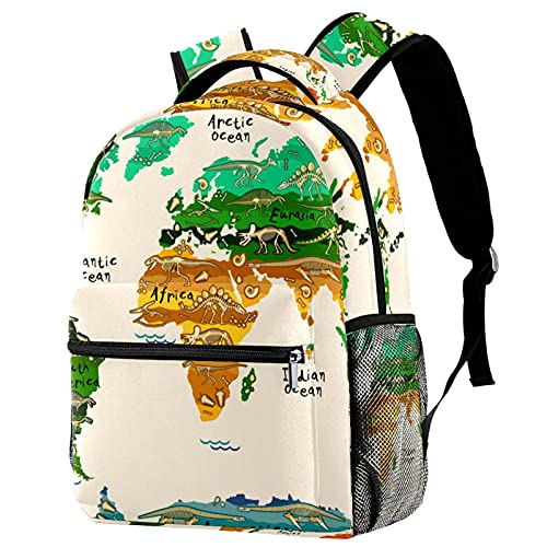 Sac à dos mignon en tissu sergé dinosaure pour soulager le dos