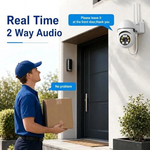 Ourlife Wired Security Camera Outdoor 1080P,2.4/5GHz Dual-Band - image 4