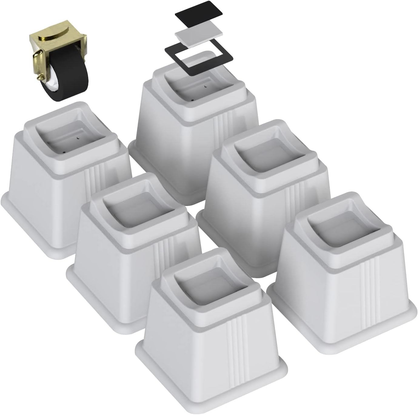 Amazon.com: ZTON Bed Furniture Risers Elevation in Height 5