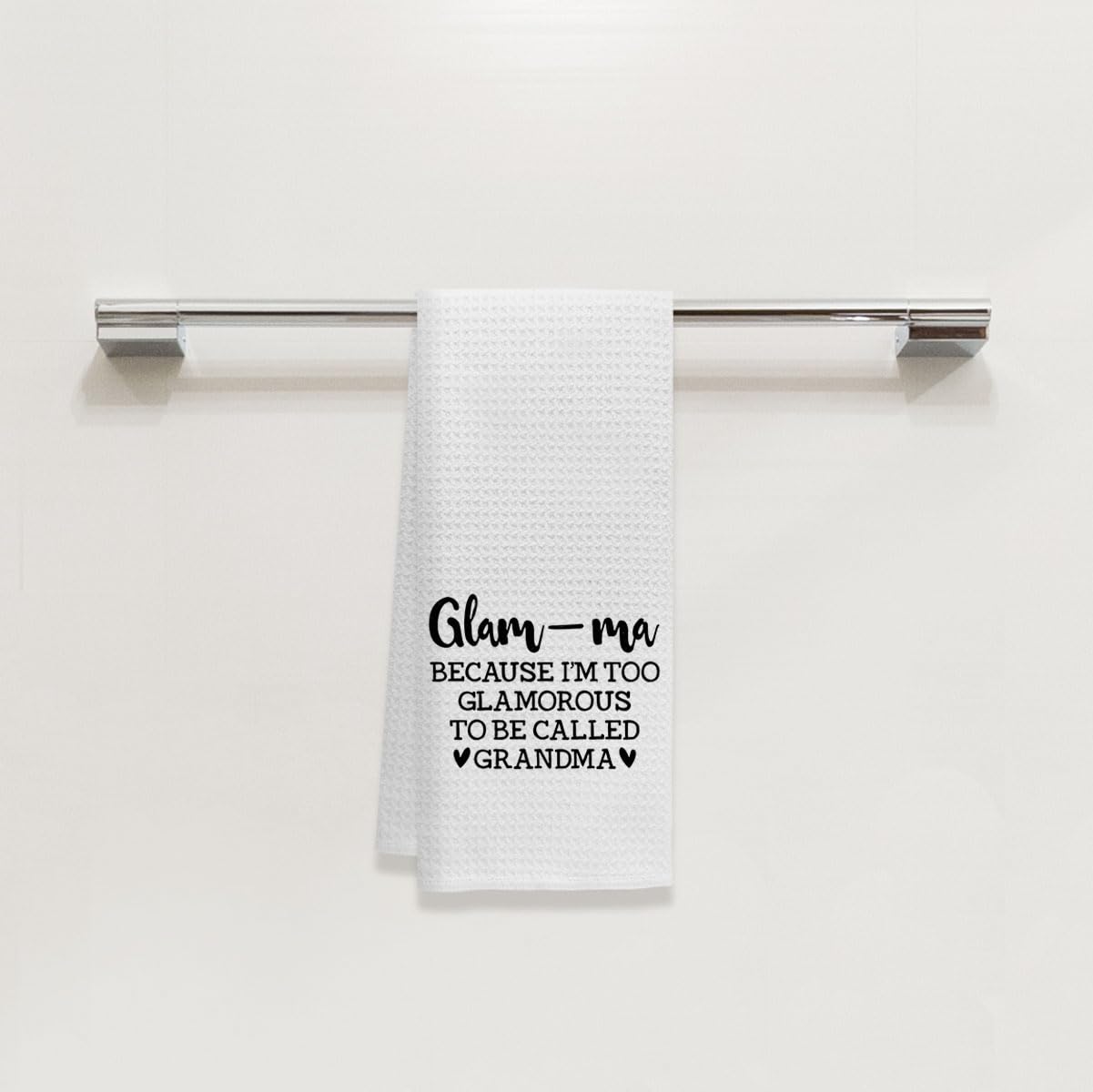 Torchons De Cuisine Mignons QICLM - 40x61cm - Cadeaux Grand-mère - Séchage Rapide - Lavable Machine
