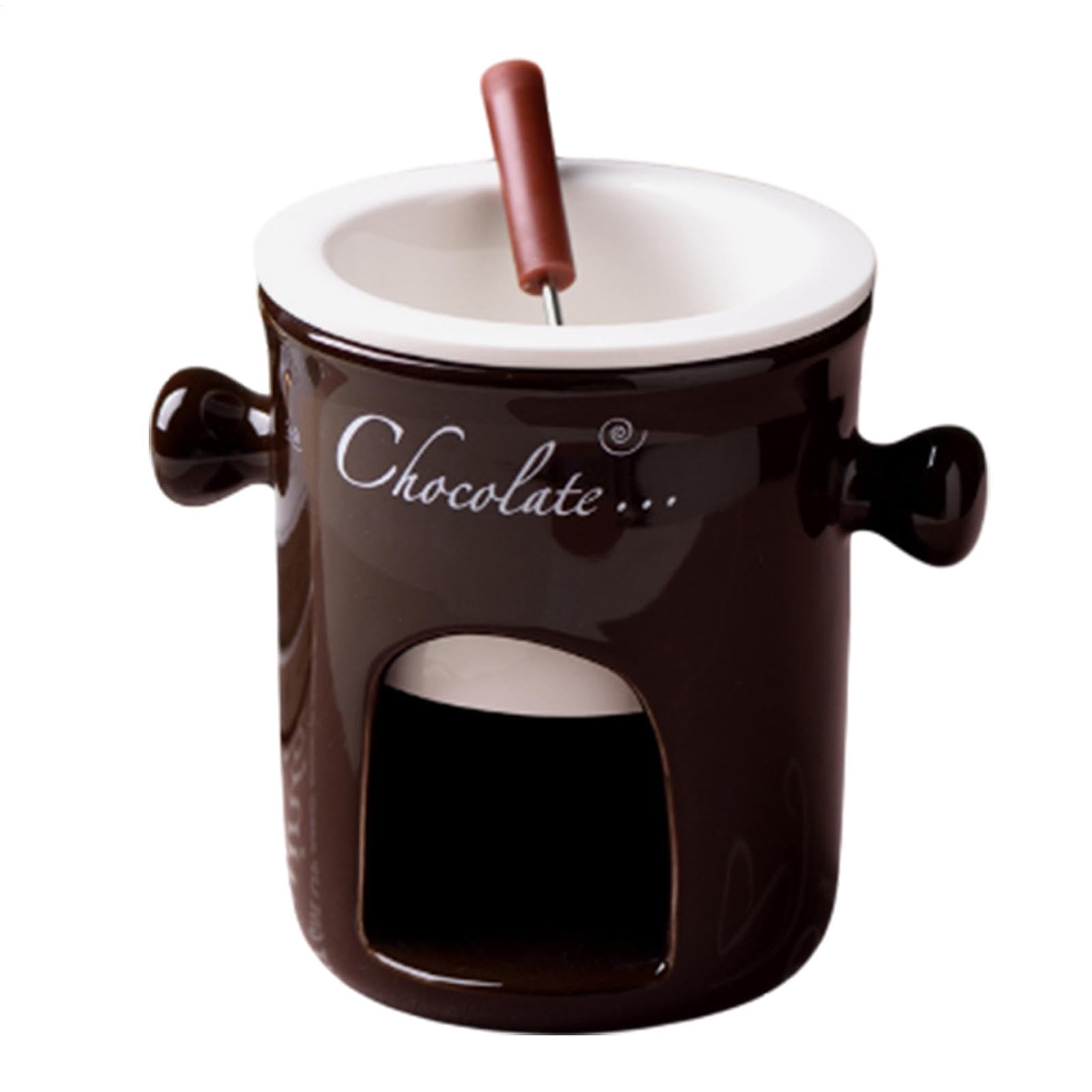 Pot de fusion de chocolat en céramique haute température pour fondue