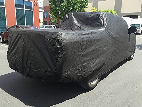 Image of CarsCover Custom Fits for 1998-2018 Dodge Ram 1500 Crew Cab Quad Cab 5.7ft Bed Box Short Bed Xtrashield Black Truck Car Cover