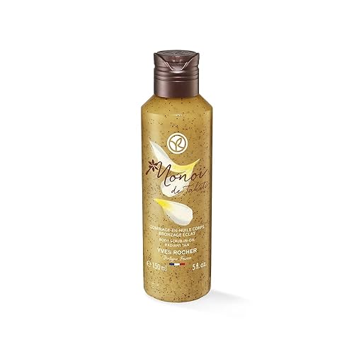 Yves Rocher Monoi de Tahiti - Exfoliante corporal con aceite radiante bronceado, 6.76 onzas, 1 unidad