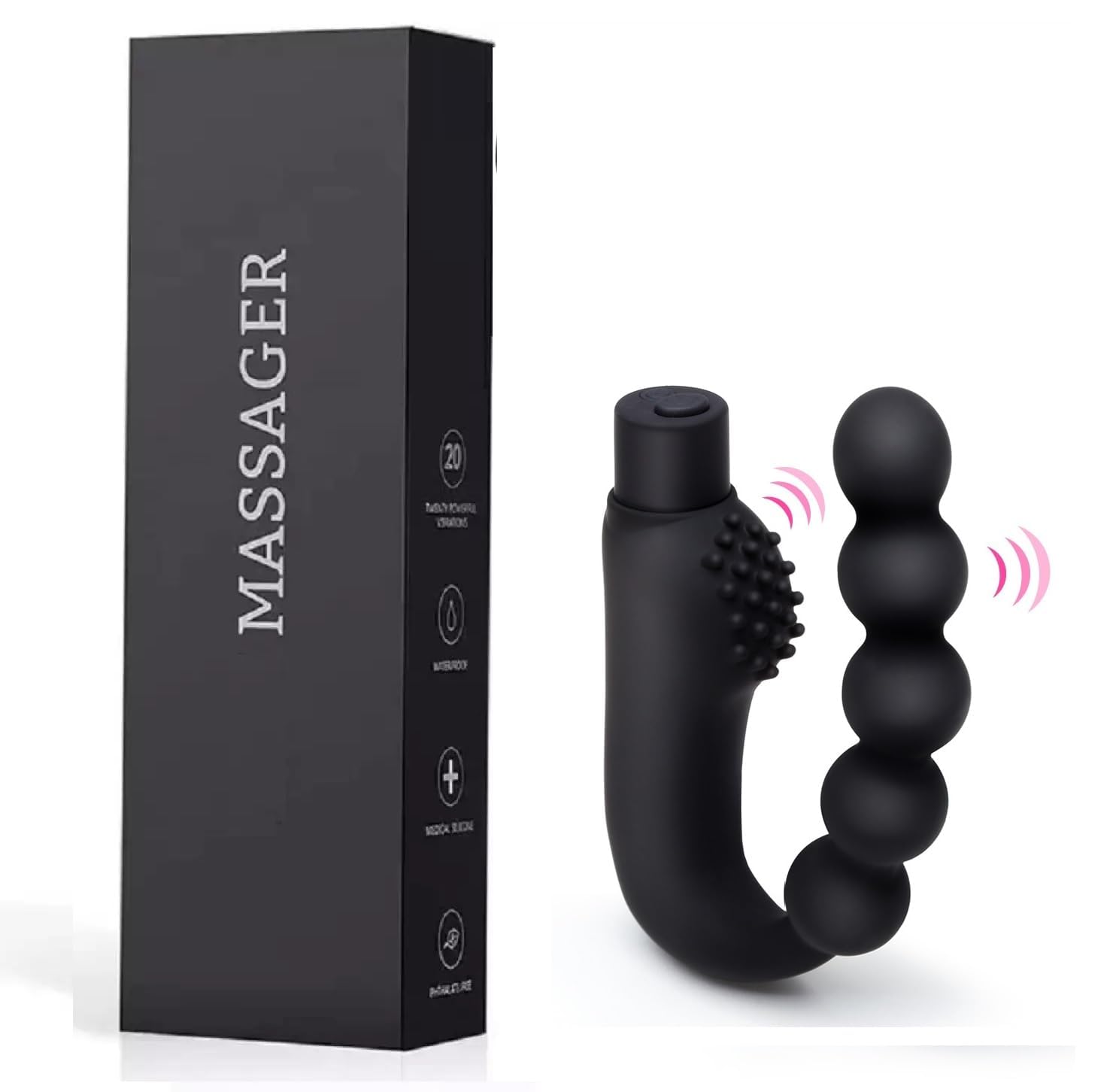 Stress-relieving 5-ring personal, portable, powerful body massager for relieving muscle pain, head, neck pain, and relaxing male, female, and couple fun (B0D9S54RT1) Amazon Price History, Amazon Price Tracker