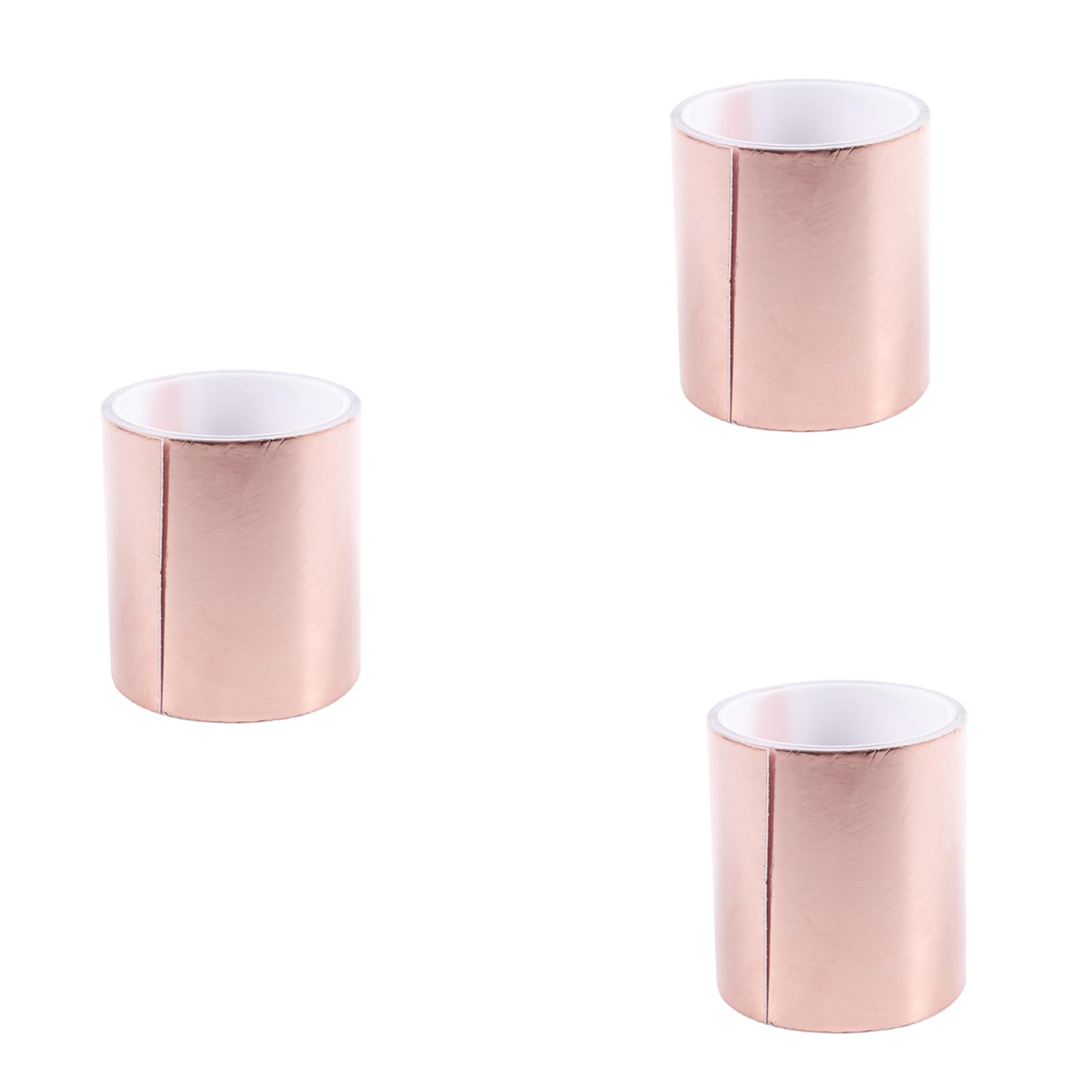 Jnchdghwa Copper 3Pcs 100Mmx5m Pure Roll Conductive Guitar Shielding Ribbon