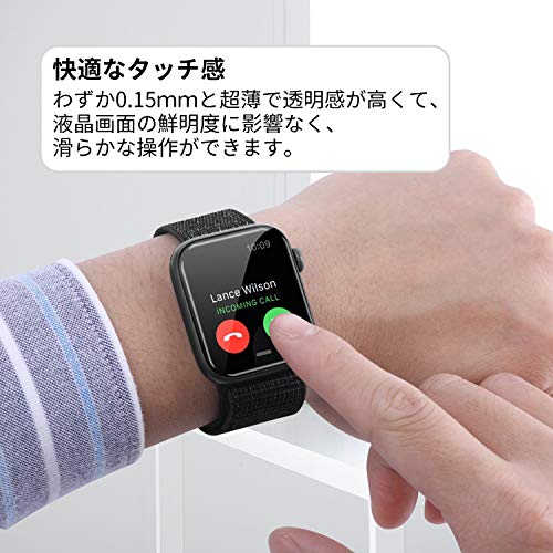 YOFITAR for Apple Watch 用フィルム 44/42mm アップルウォッチ Series10/9/8/7/SE3/SE2/6/5/4/3/2/1 24時間自動修復技術 TPUフィルム 画面保護シート 液晶シール 液晶保護 ソフト 衝撃吸収 取付簡単 気泡なし 高透過率 指紋防止 透明（6枚セット，44mm/42mm）