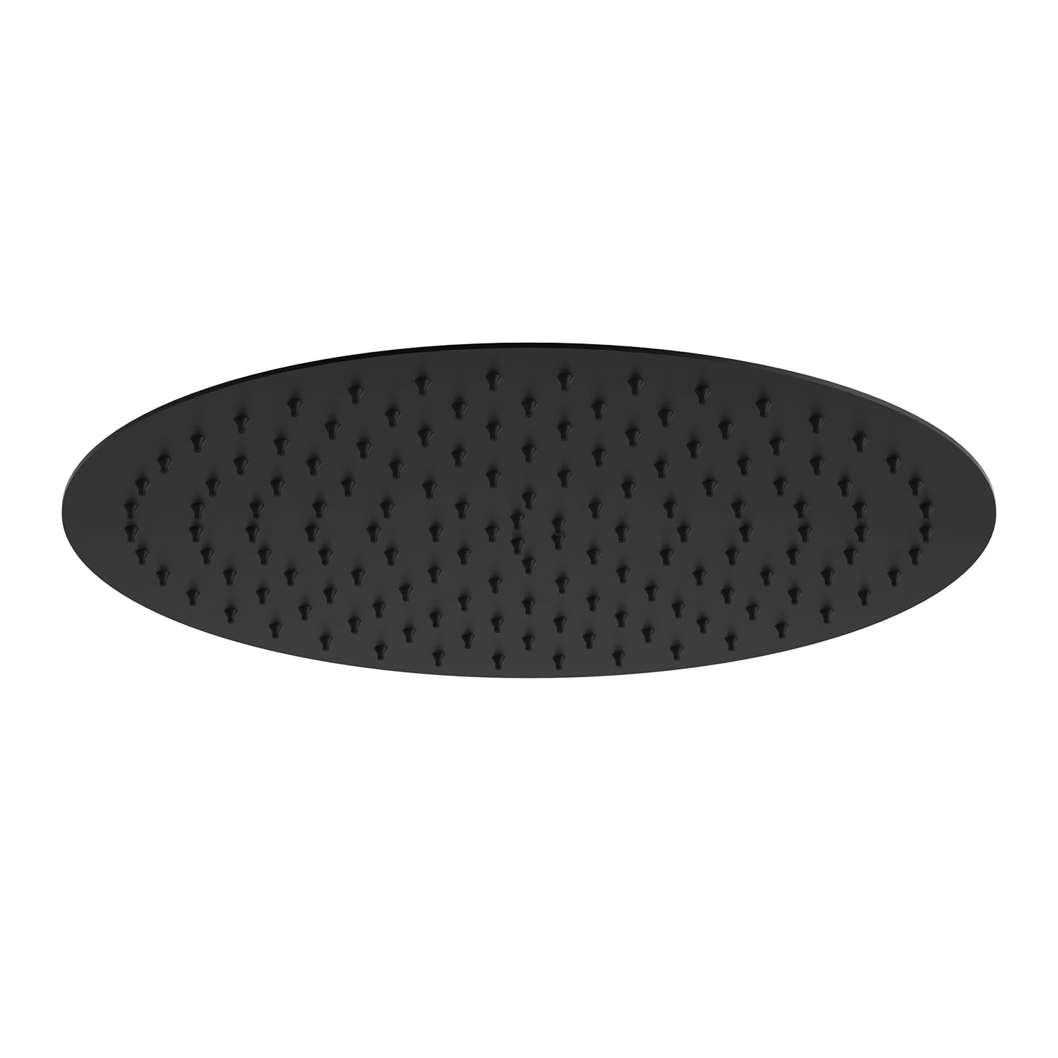 Alcachofa De Ducha Lluvia Cuadrada JOHO 12 Pulgadas - Acero Inoxidable 304 Negro, 30x30cm, Boquillas De Silicona Antical