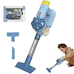 Vacuum Cleaner for Kids Age 3+, Pretend Play Electric Vacuum Cleaner Toy with Flat Nozzle,Childrens Play House Toys, Baby Sweepers, Children Role Playing Toys,Birthday Gift (Blue)