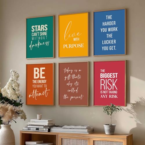 Image of kotart Motivational Quote wall frames for wall hanging, Home decor wall paintings for living room, bed room | Poster with glass frames (10x13, H)