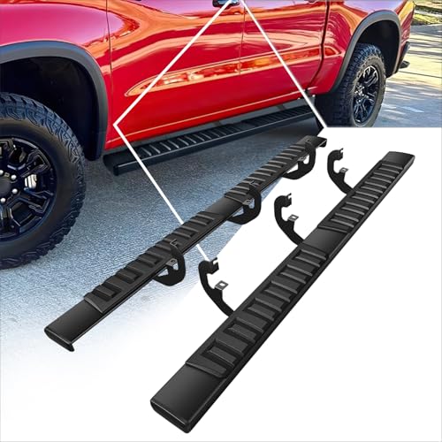 6" Running Boards Side Step Bars Compatible with 2019-2024 Chevy
