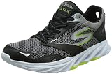 Skechers Go Run Vortex Herren Laufschuhe, Schwarz - Black Lime - Größe: 39.5 EU