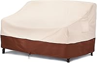 Vista 11 de COSFLY Fundas impermeables para muebles de patio, funda de sofá para exteriores, resistente, se adapta hasta 87 pulgadas de ancho x 37 pulgadas