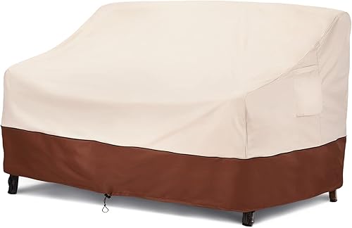 COSFLY Fundas impermeables para muebles de exterior, fundas de banco de patio para exteriores, resistentes, se adaptan a hasta 79 pulgadas de ancho