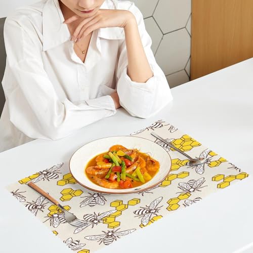 Set de table facile à nettoyer en tissu Oxford isolant - 7