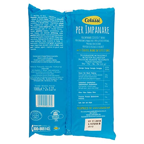 Colussi - Macinato di fette, per impanare - 1000 g...