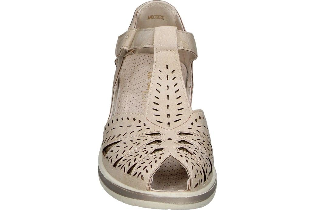 amarpies | Sandalias con Cuña Mujer – Zapato de Cuña– Cuña Baja – Estilo Casual – Versátiles y Combinables – Modelo AMD30030