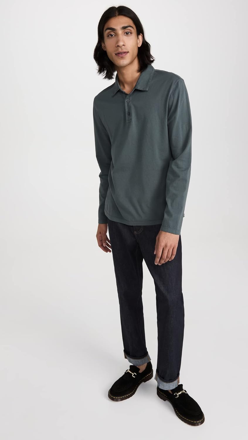 Vince Men's Garment Dye Polo - Image 5