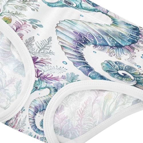 Colorful Seahorse Toddler Girls's Underwear 2T 202b87404