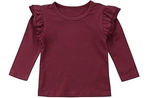 Charming Burgundy Toddler Shirt
