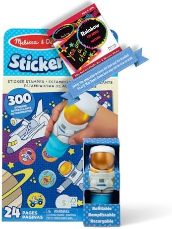Melissa & Doug Sticker Wow! Astronaut: Activity Pad & Sticker Sta...