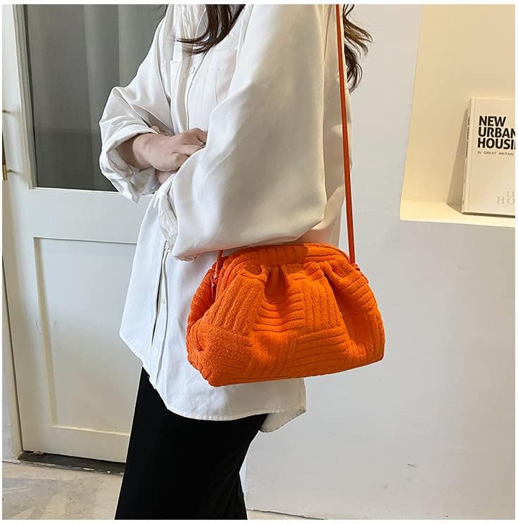 Women's Soft Cloud Bag - Fashion Dumpling One-shoulder Tote - Pleated Pouch Y2K Tote - Image 3