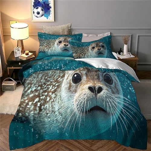 Housse de couette phoque pour une chambre parentale cocooning - 6