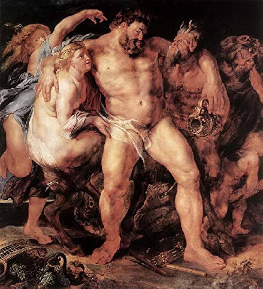drunken nude" Amazon.co.jp: Two Famous Paintings - Drunken Hercules Peter Paul Nude Myth  - Handmade Oil Painting on Canvas - 01, ¥5K-200k Hand Painted by Teachers  at the Art Academy : Clothing, Shoes & Jewelry