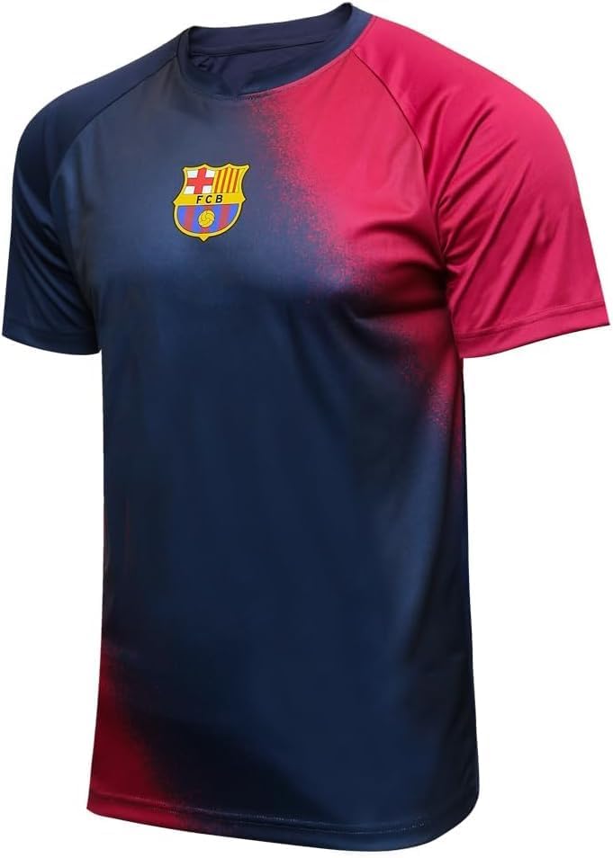 Icon Sports Compatible with FC Barcelona Soccer Poly Youth Soccer T-Shirt
