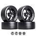 Hobbypark 12mm Hex Hubs RC Tires and Wheels for 1/10 Scale RC Drift Car(4-Pack)
