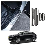 YEE PIN Juego de listones de umbral de acero inoxidable para Honda HR-V HRV 2021 2022 2023, protectores para el umbral de la puerta (4 unidades)