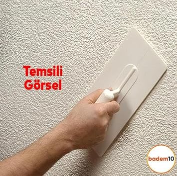 Badem10 Master Sıva Malası Plastik Saplı Kaleterasit Mala Sıva İnşaat Duvar Harç Alçı Yalıtım 140x280 mm