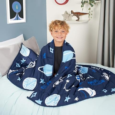 OHS 3kg Weighted Blanket Space Navy Cover